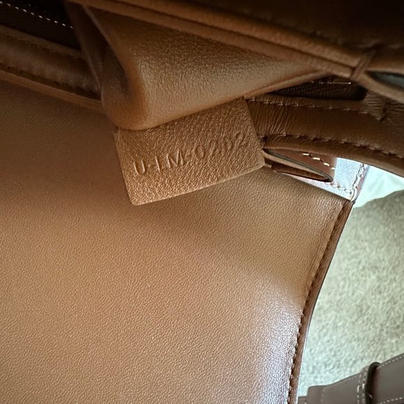 CLASSIQUE TRIOMPHE BAG IN TRIOMPHE CANVAS AND CALFSKIN TAN - Picture 5 of 7
